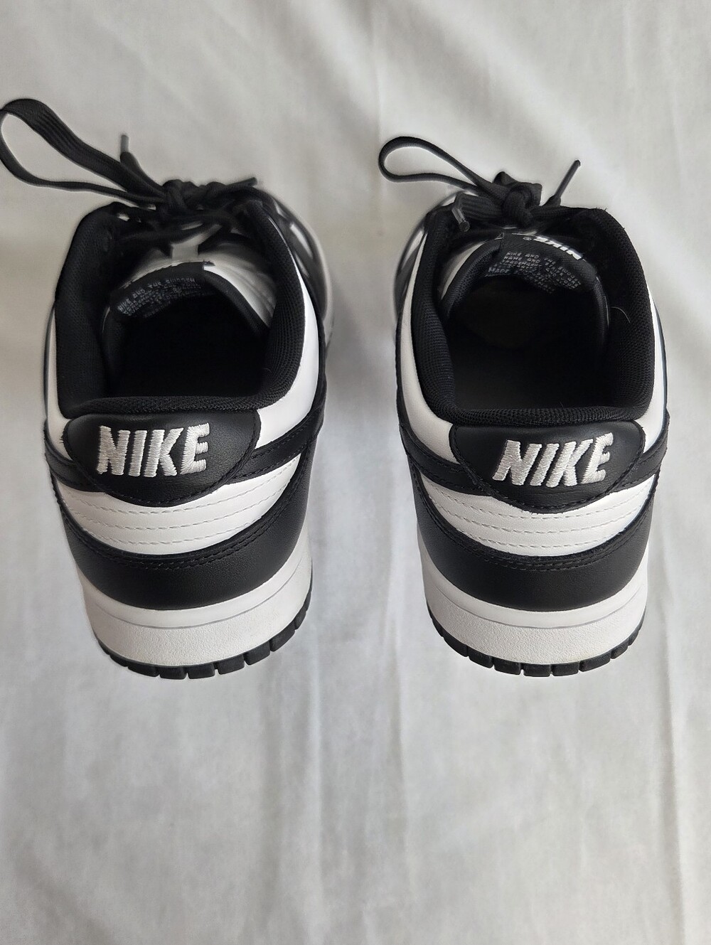 Nike Dunk Low Retro 'White, Black' - Picture 6 of 9